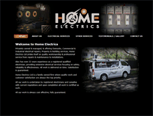 Tablet Screenshot of home-electrics-ltd.co.nz